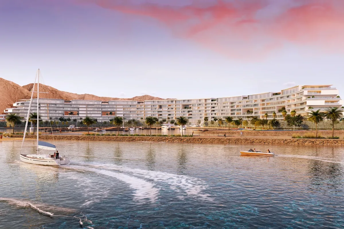 Nikki Beach Residences at The Arc at dusk