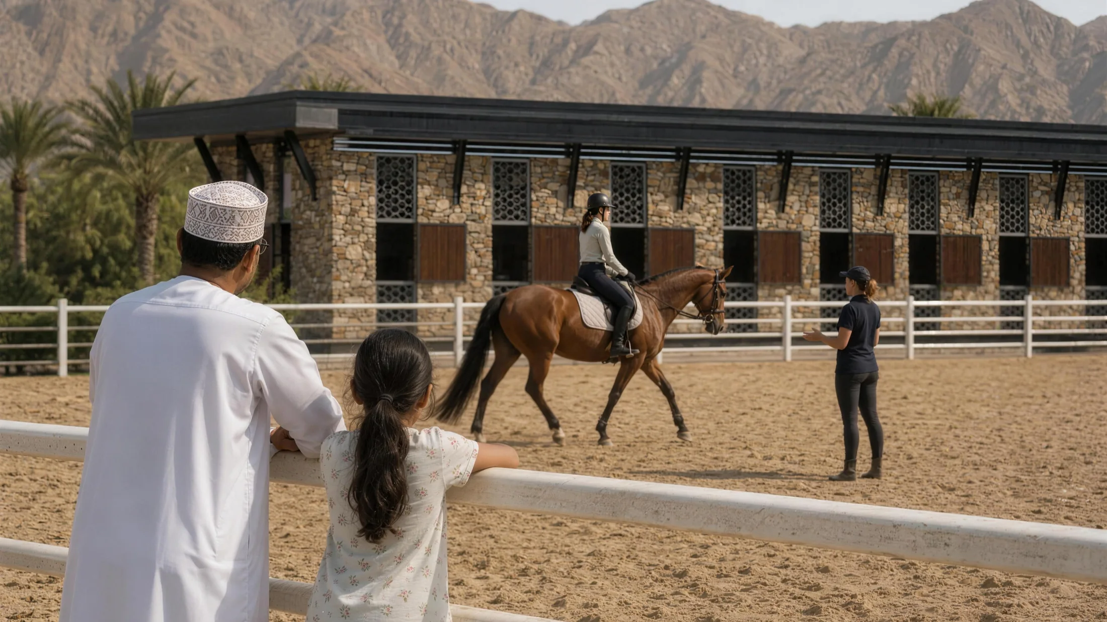 The riding lesson